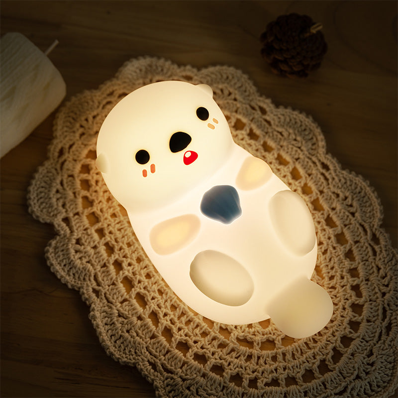 Otter Squishy Silicon LED Nachtlampje