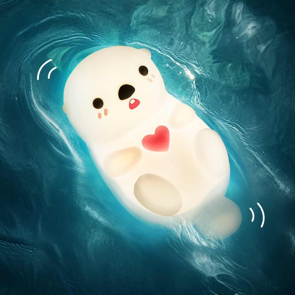 Otter Squishy Silicon LED Nachtlampje