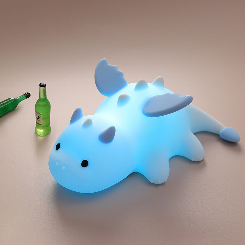 Squishy schattige baby draak LED nachtlampje