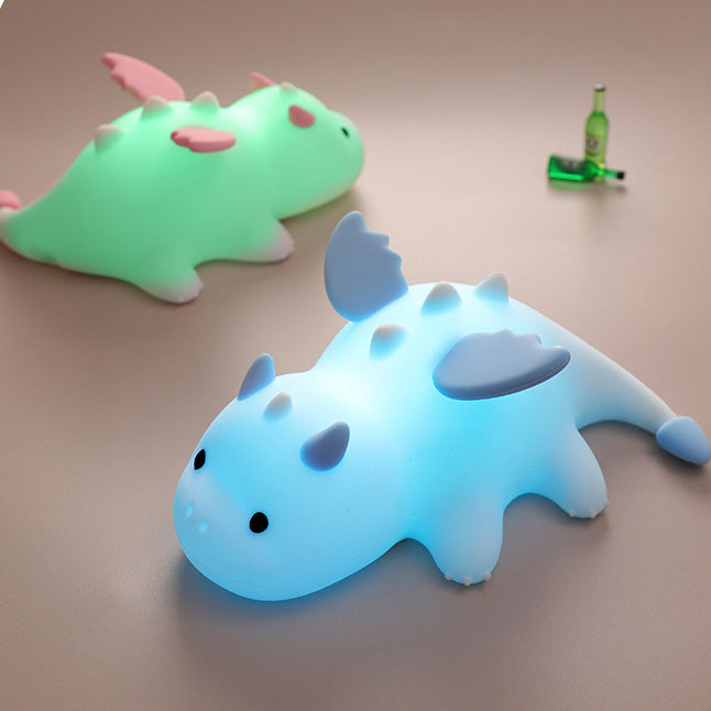 Squishy schattige baby draak LED nachtlampje
