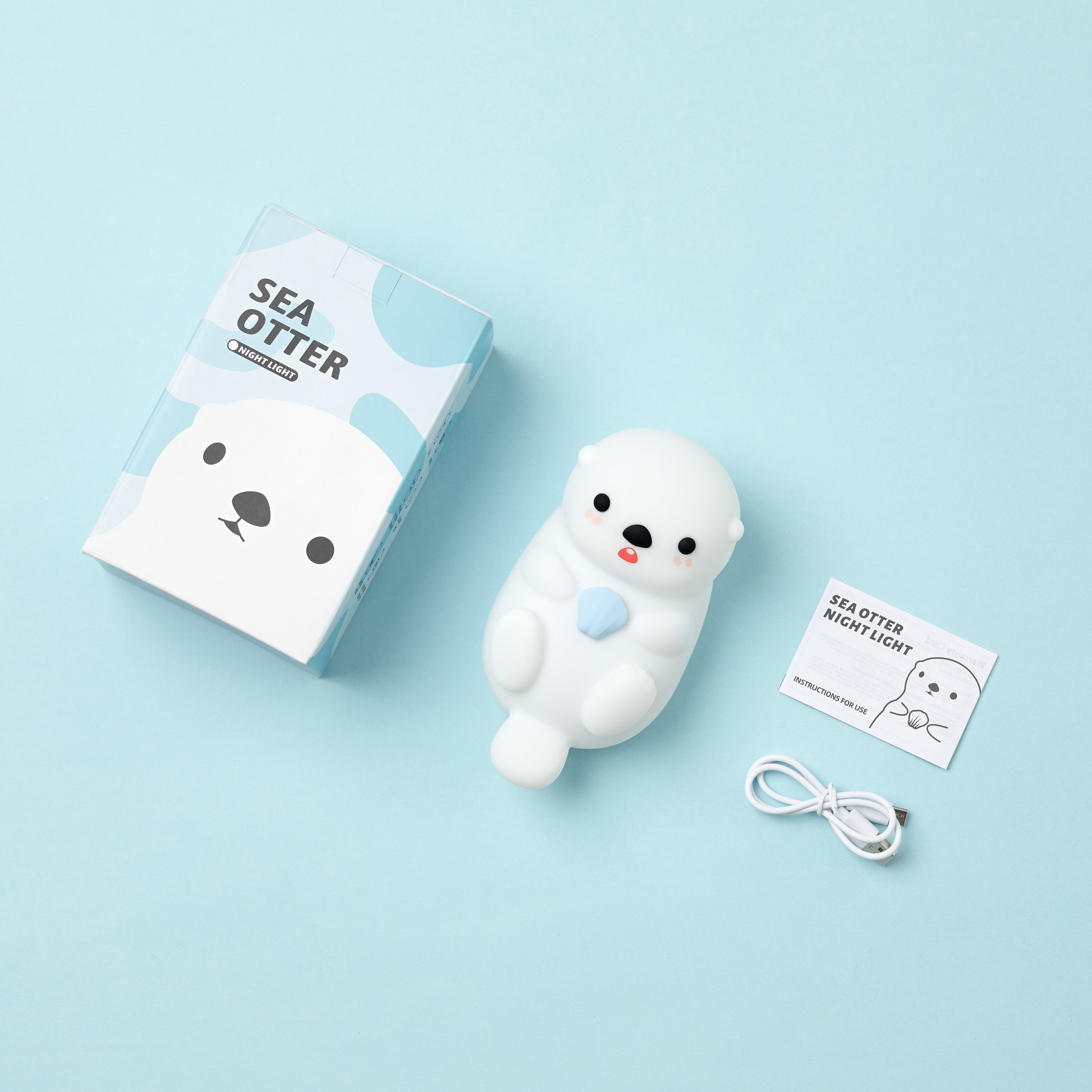 Otter Squishy Silicon LED Nachtlampje