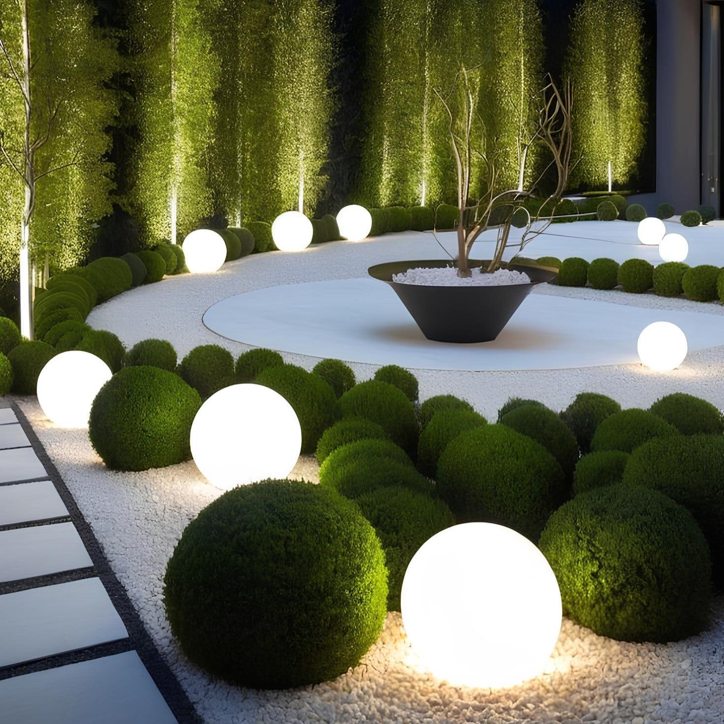 Sferische Tuinlamp