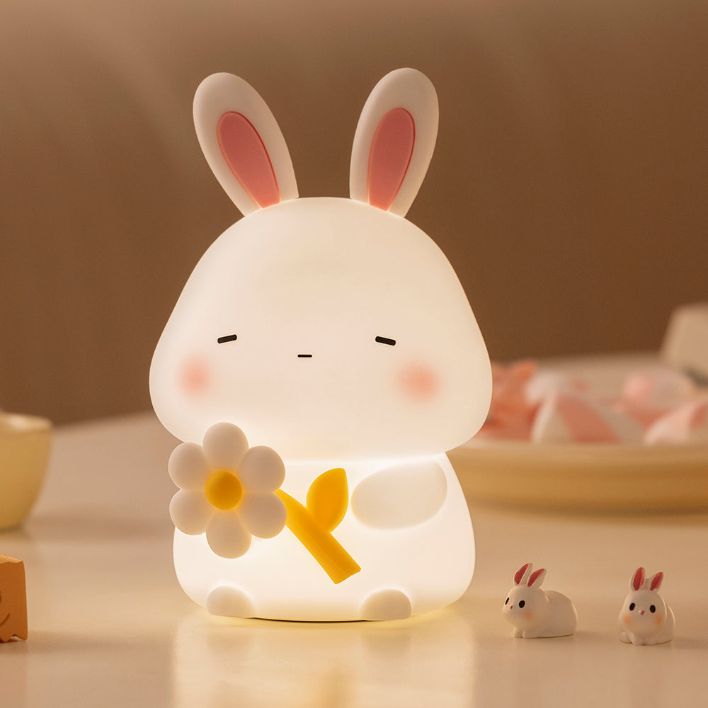 Squishy Sleepy Bunny LED Nachtlampje