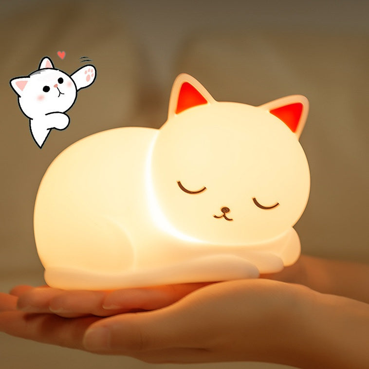 Squishy Napping Cat LED Nachtlampje