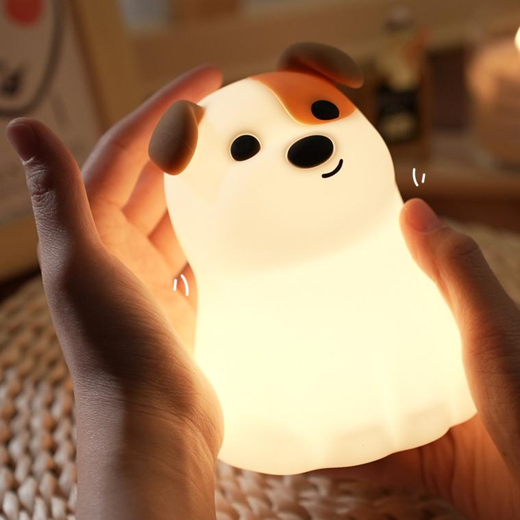 Squishy Schattige Puppy LED Nachtlampje