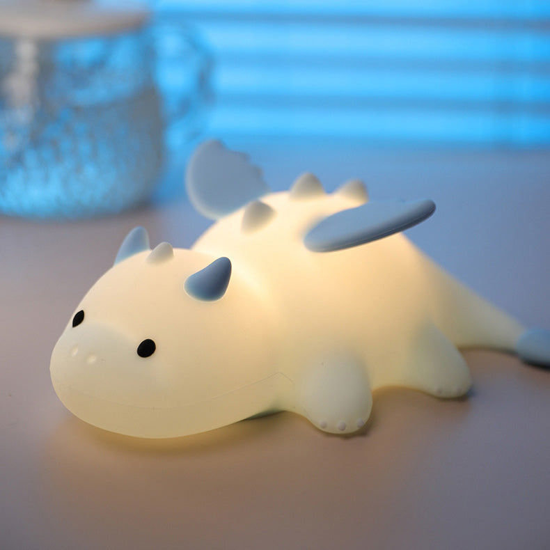Squishy schattige baby draak LED nachtlampje