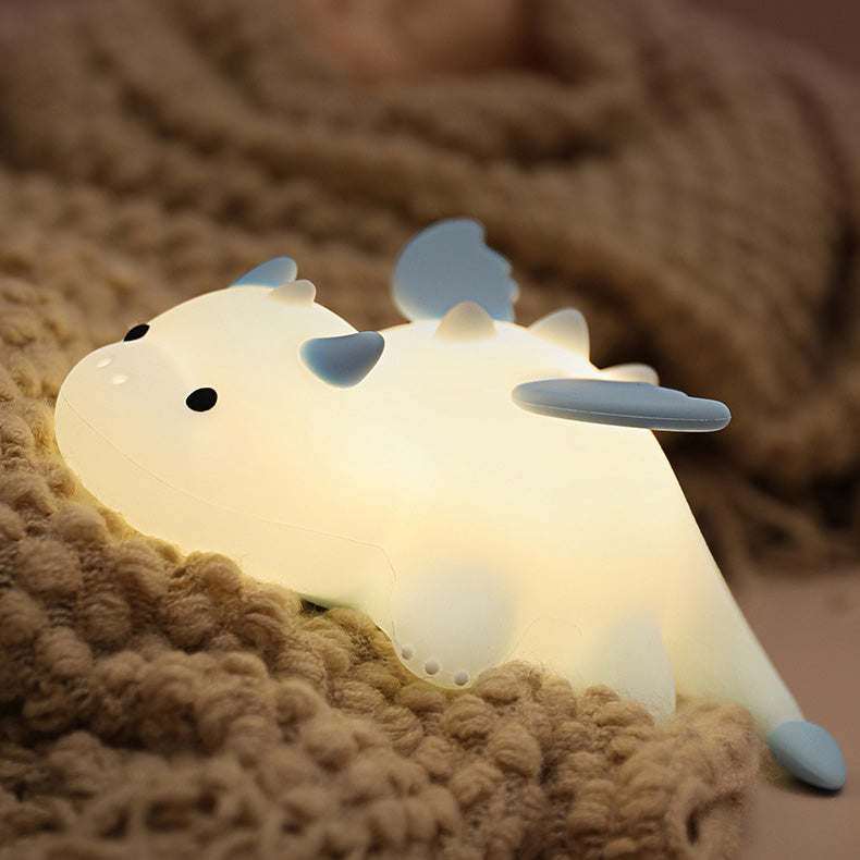 Squishy schattige baby draak LED nachtlampje